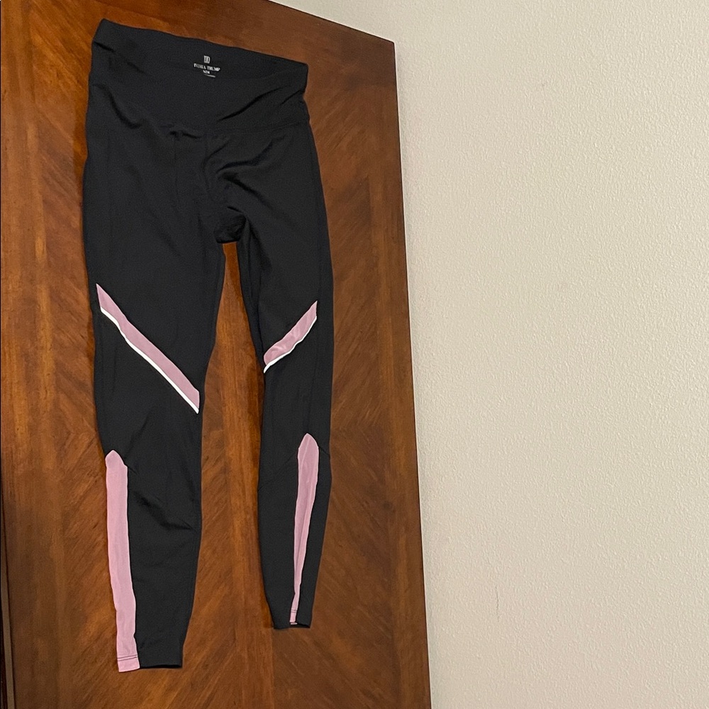 Ivanka Trump Black and Pink Leggings